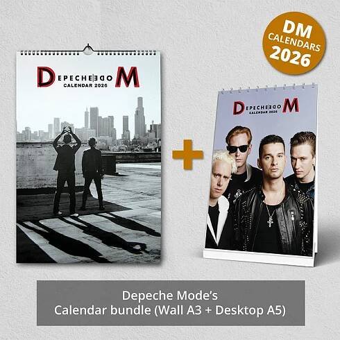 Calendar Depeche Mode 2026 bundle (wall + desktop)