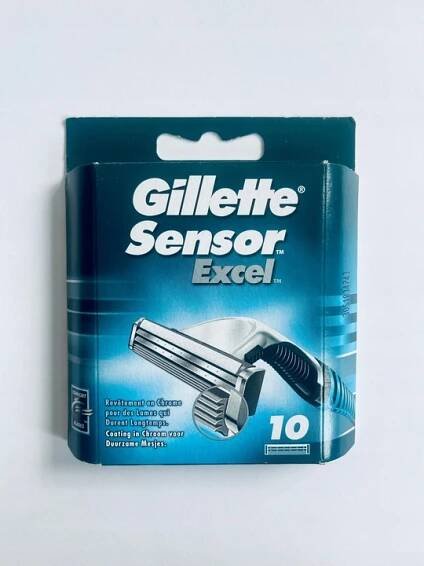 Gillette Sensor Excel Náplně žiletky do strojků 10 ks originál