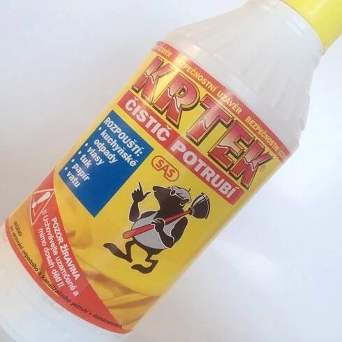 Krtek čistič odpadů a potrubí 450 g