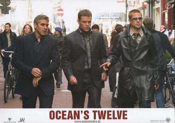 Dannyho parťáci 2 - Fotosky - George Clooney, Matt Damon, Brad Pitt