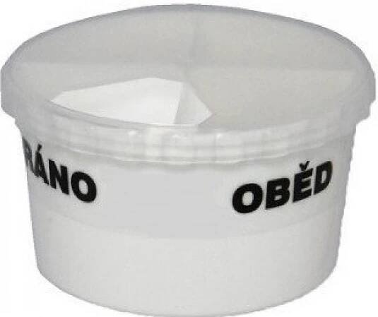 Dávkovač léků denní Č+N kulatý
