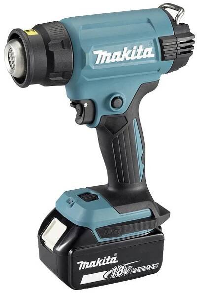 Makita DHG181ZK Akumulátorové horkovzdušné dmychadlo bez akumulátoru, bez nabíječky, kufřík, DHG181ZK