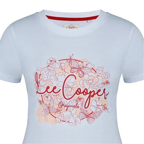 dámské tričko LEE COOPER - OPTIC WHITE - M