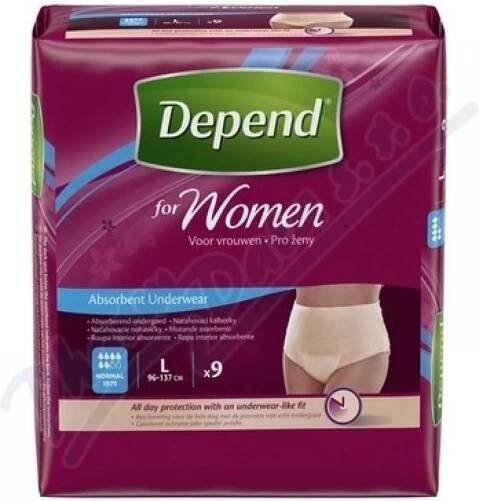 Depend Normal pro ženy L 9 ks