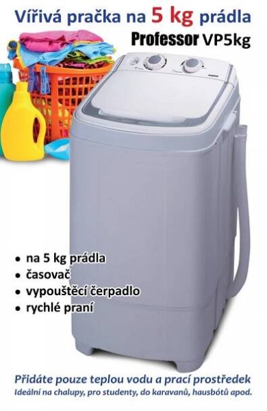 Pračka vířivá Professor VP5kg 1390 Kč