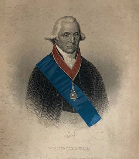 George Washington engraving by John A. O'Neill based on a William Joseph Williams portrait