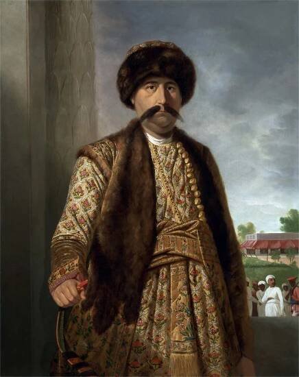 Tilly Kettle, Shuja ud-Daula, Nawab of Oudh, Faizabad, 1772. Oil on canvas, 127 x 101.6 cm. Yale Center for British Art, Paul Mellon Collection