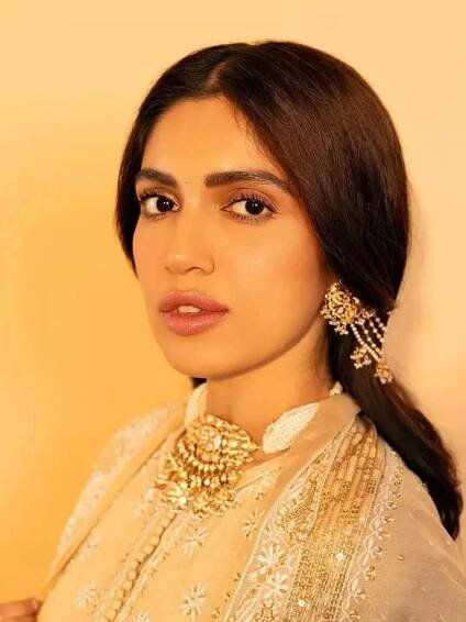 Bhumi Pednekar’s ethereal beige ensemble proves less is more