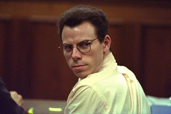 Erik Menéndez on trial in 1996