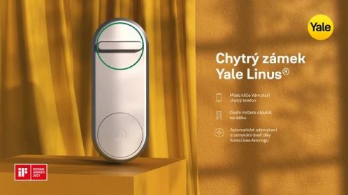Yale Linus Smart Lock Silver chytrý zámek