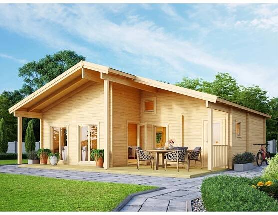 Weka Dřevěný zahradní domek G702, přírodní, 840 x 900 cm nakoupit u OBI
