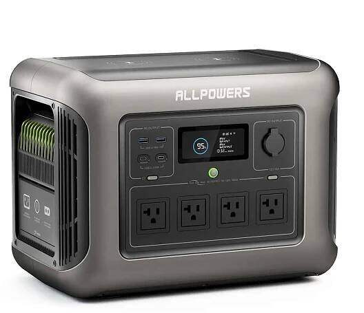 ALLPOWERS R1500 Portable Home Backup Power Station 1800W 1152Wh LiFeP04 Battery Review