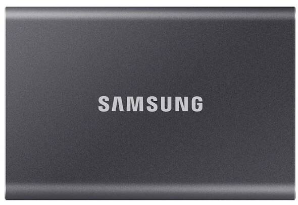 Samsung T7 portable SSD in gray