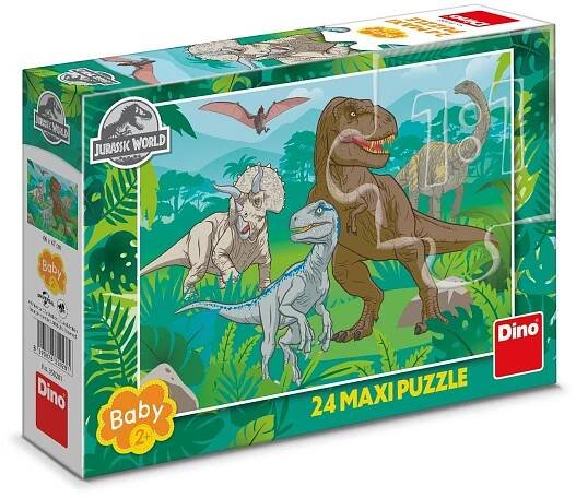 Dino Puzzle Jurský Svět MAXI 24 dílků ~ 1
