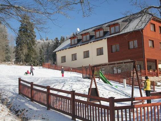 Hotel České Žleby Stožec Exteriér fotografie