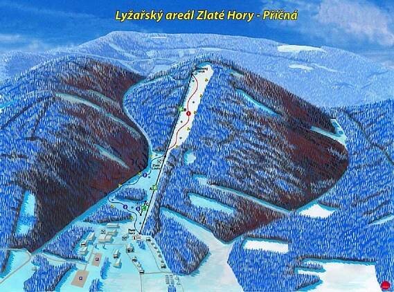 Ski areál Příčná - Bohémaland - Ski areál