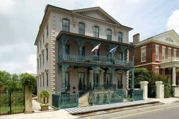 Exterior of the John Rutledge House Inn in Charleston, SC