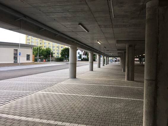 Výstavba dvoupodlažního parkoviště nemocnice České Budějovice