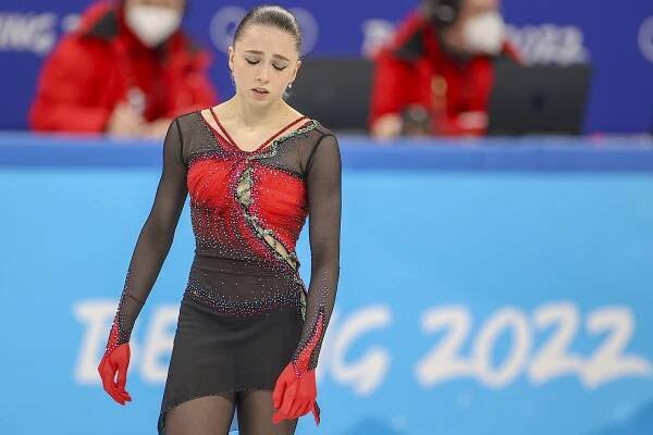 Kamila Valieva finished fourth on Thursday following her free skate program, in which she fell to the ice