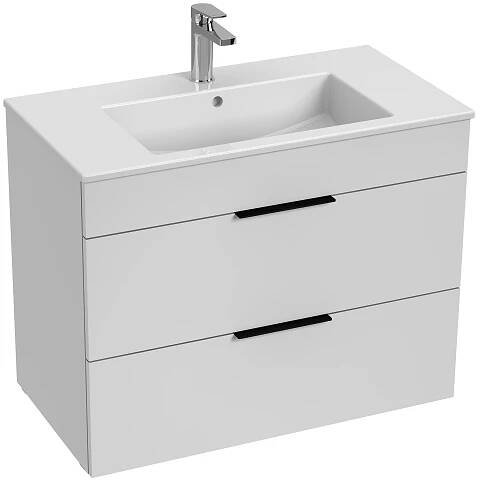 Jika Cube Skříňka s umyvadlem 80 cm, bílá lesk H4537621763001
