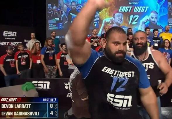 Levan Saginashvili Wins 4-0