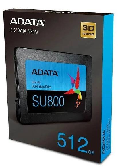 512GB ADATA Ultimate SU800 - 2.5" SSD, SATA 3, nový, nepoužitý