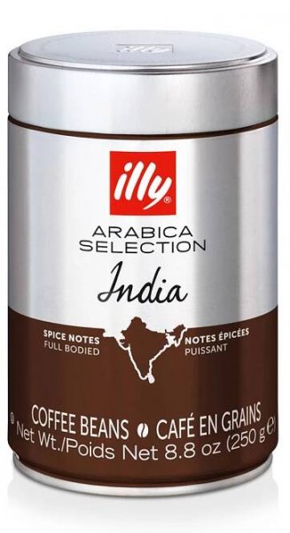 Zrnková káva illy 250 g INDIA