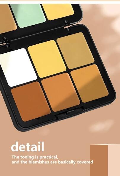 Full Coverage Cream Makeup Concealer Palette - Leecosmetic
