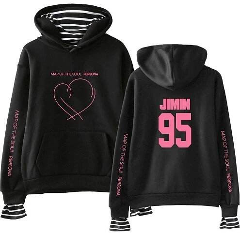 Bangtan Boys - mikina s kapucí, různé velikosti a jména BTS Kpop - Dámské oblečení