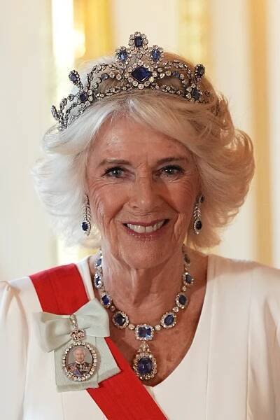Queen Camilla Wears Over $12 Million in Queen Elizabeth’s Sapphires for Glittering State Banquet
