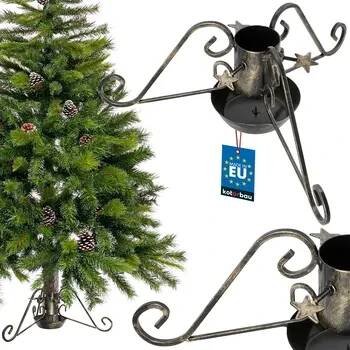 Stojánek na vánoční stromek Stojan na vánoční stromek ocelová 80mm nádoba - 80 mm