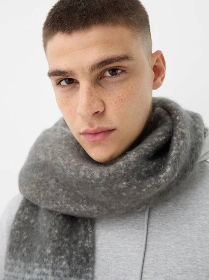 Bershka Šála – šedá