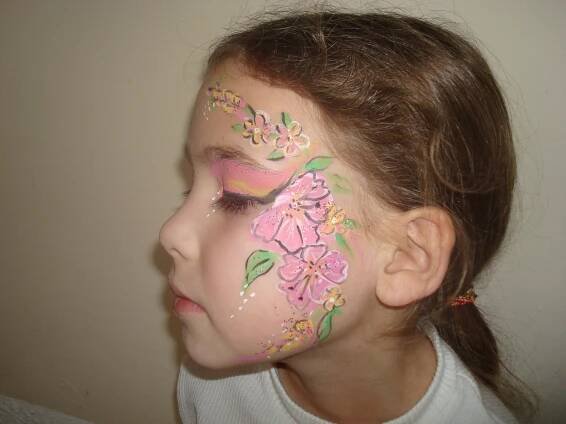 Malování dětí Opava, na obličej, na tělo, tetování, facepainting, bodypainting, Opava, Ostrava
