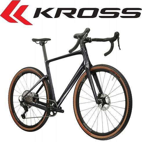 Gravelové kolo Kross Esker RS 1.0 velikost L 28 palců, granátově černý lesk Značka Kross