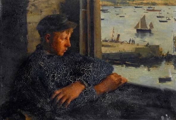 Sell Henry Scott Tuke no auction fees Robert Perera Fine Art
