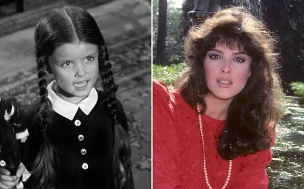 Lisa Loring in 1965 and 1983