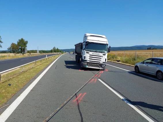 Prokleté úterý. Na dálnici na Chebsku se třikrát havarovalo