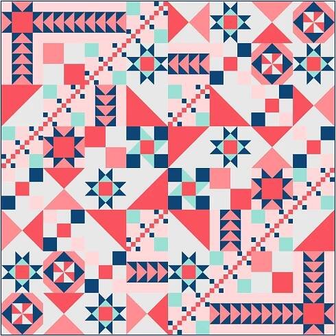 How to Sew a Four Patch Quilt Block (Free Pattern)!