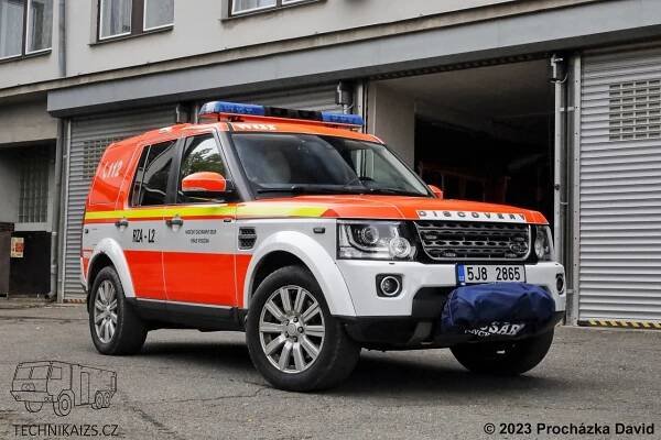 HZS VYS – Velké Meziříčí – RZA – Land Rover Discovery - TECHNIKAIZS.cz