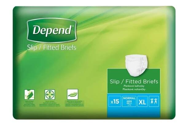 Depend plenkové kalhotky Slip Normal M 15 ks