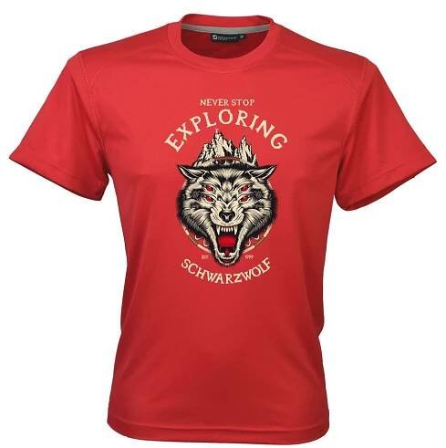 SCHWARZWOLF COOL SPORT MEN funkční tričko červená | Schwarzwolf outdoor