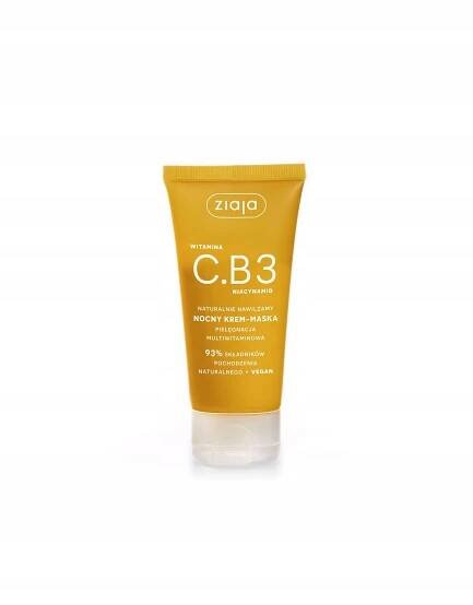 Ziaja Vitamin C.B3 Niacinamide Night Cream-Mask 50 ml