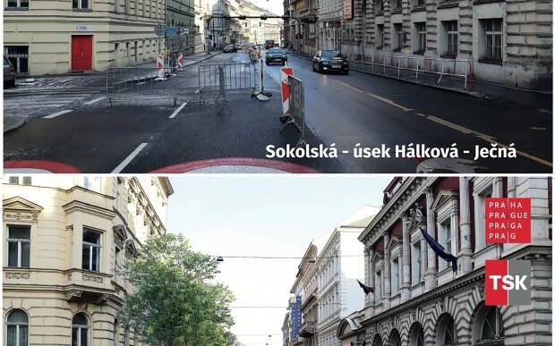 Galerie: Praha chce ještě více přiškrtit magistrálu, plánuje na ní víc cyklostezek a stromů - Fotka 2 - Echo24.cz