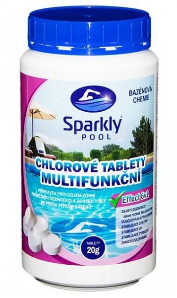 Sparkly POOL Multifunkční 6v1 MINI tablety 20g 1 kg
