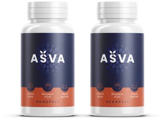 Silný extrakt ašvagandy AŠVA®, 180 cps. za 1 090 Kč