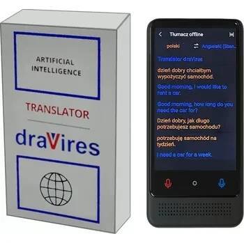 Překladač draVires T01 polský bez internetu offline wifi fotoaparát
