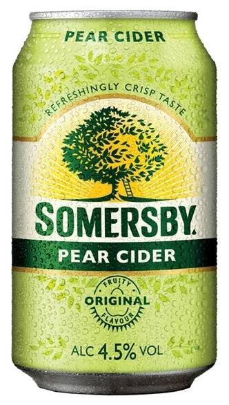 Somersby Pear cider (24 x 0.33 l plechovkové) - Bohemia Beer Commerce