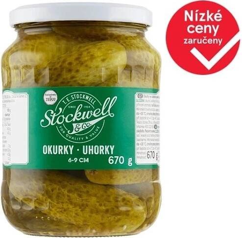 Stockwell & Co. Okurky 6 9 cm 670 g