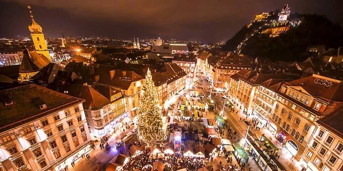 Štýrský Hradec: čokoládovna i adventní trhy