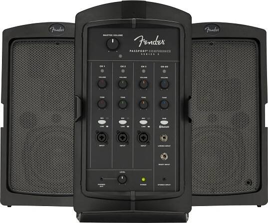 PA sestavy: Fender Passport Conference Series 2 BK Přenosný ozvučovací PA systém 